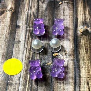 5for$10 Gummy Bears & Pearls Croc Charms Croc Shoe Charms Croc Accessories